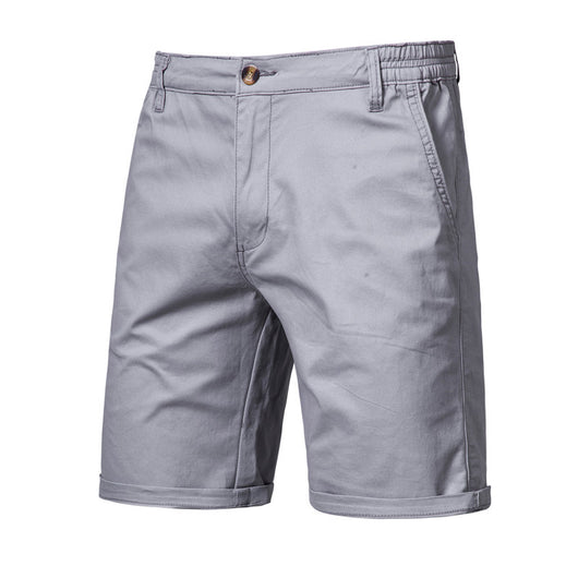 Shorts Casuales Slim Fit de Color Liso para Hombre - Image 8