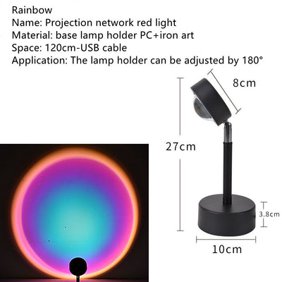 Lámpara Proyector de Atardecer: Luz Ambiental que Nunca Se Apaga - Image 29