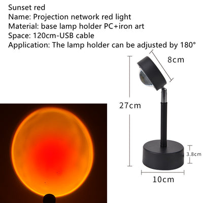 Lámpara Proyector de Atardecer: Luz Ambiental que Nunca Se Apaga - Image 33