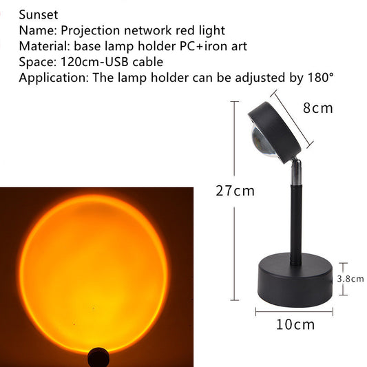 Lámpara Proyector de Atardecer: Luz Ambiental que Nunca Se Apaga - Image 2
