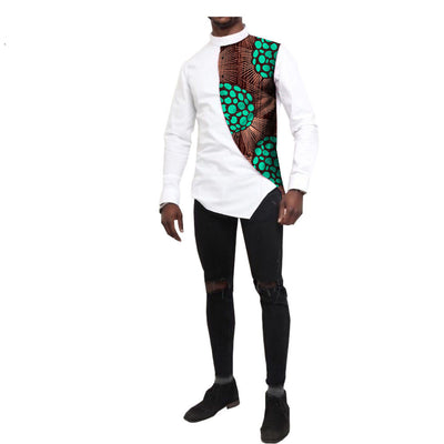Camisa de Algodón Batik con Combinación de Colores - Image 26