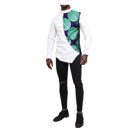 Camisa de Algodón Batik con Combinación de Colores - Image 32