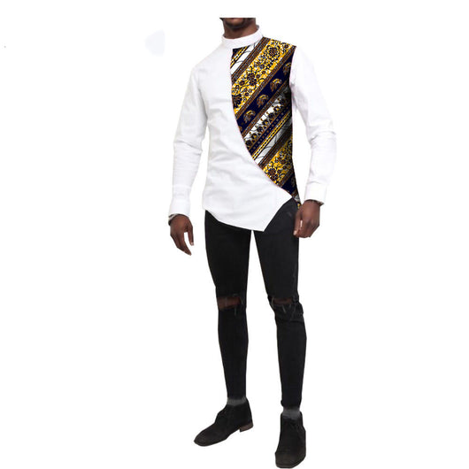 Camisa de Algodón Batik con Combinación de Colores - Image 31