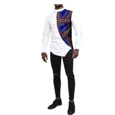 Camisa de Algodón Batik con Combinación de Colores - Image 2