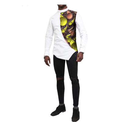 Camisa de Algodón Batik con Combinación de Colores - Image 4