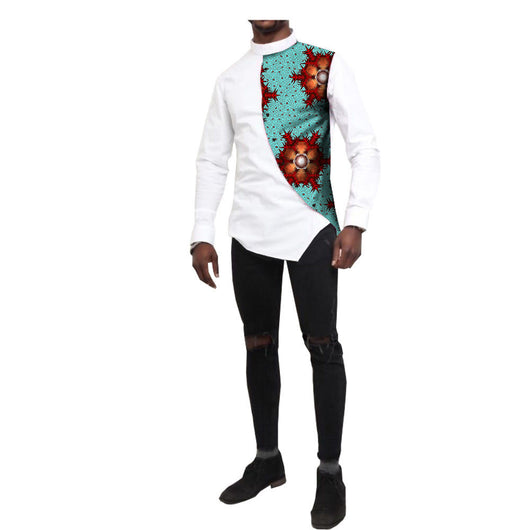 Camisa de Algodón Batik con Combinación de Colores - Image 9