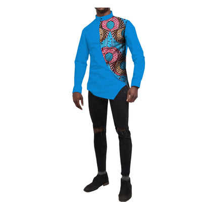 Camisa de Algodón Batik con Combinación de Colores - Image 13