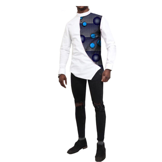 Camisa de Algodón Batik con Combinación de Colores - Image 17