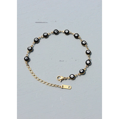 Pulsera de Acero Titanio con Efecto Óleo Negro para Mujer - Image 11