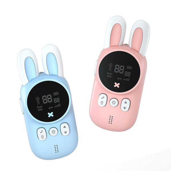 Walkie-Talkie Infantil Conejo con Alcance Inalámbrico