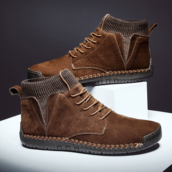 Botas de Nieve Altas para Hombre Talla Grande - Cálidas y Resistentes