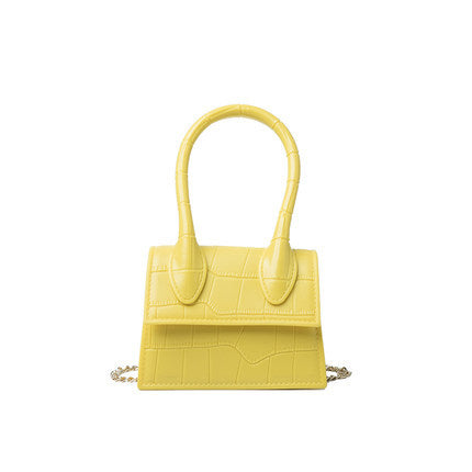 Bolsa Cadena Cocodrilo Mini Jelly - Organizador de Colores a Juego
