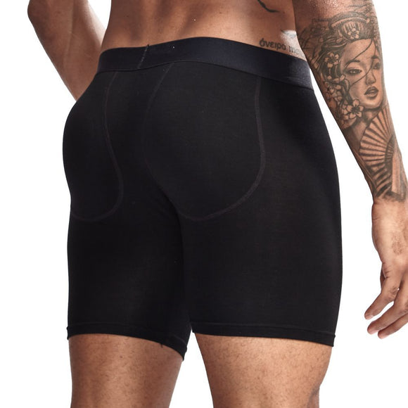 Ropa Interior Larga para Hombre con Realce de Glúteos