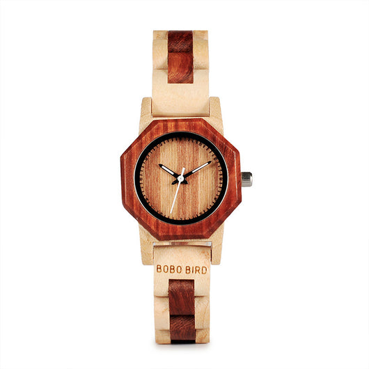 Reloj de Madera para Mujer Estilo Retro Minimalista - Image 10