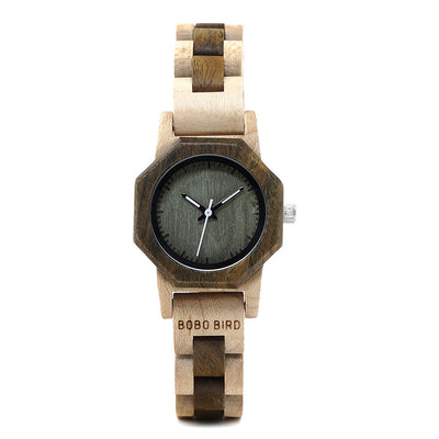 Reloj de Madera para Mujer Estilo Retro Minimalista - Image 3