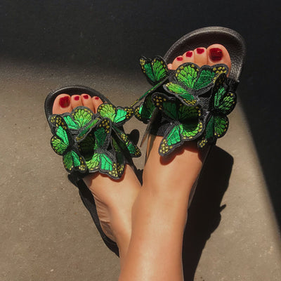Sandalias Planas con Bordado de Moño - Calzado Cómodo para Mujer - Image 6