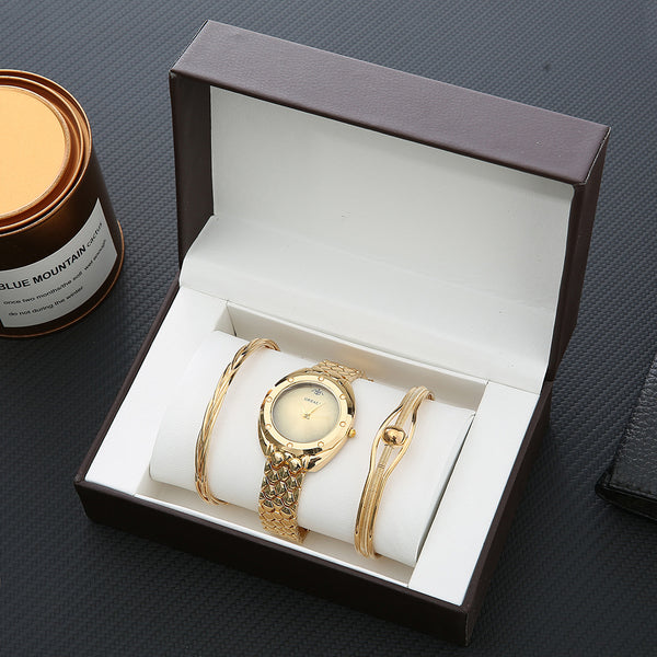Reloj Pulsera Minimalista para Mujer en Aleación Metálica