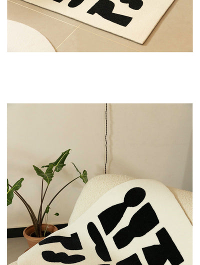 Manta Geométrica Retro para Cama y Sofá - Diseño Minimalista - Image 11