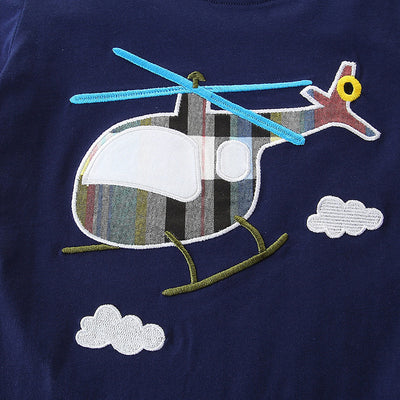 Traje Infantil de Punto de Algodón con Diseño Cartoon - Conjunto de Dos Piezas - Image 4