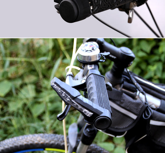 Manillar de Bicicleta con Luz LED, Bocina y Lámpara de Advertencia
