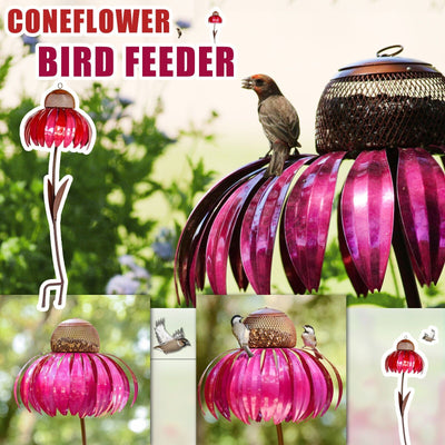 Comedero para Pájaros con Diseño de Pétalos