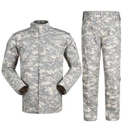 Conjunto de 10 Uniformes Militares Camuflaje Madera para Hombre - Stock Disponible
