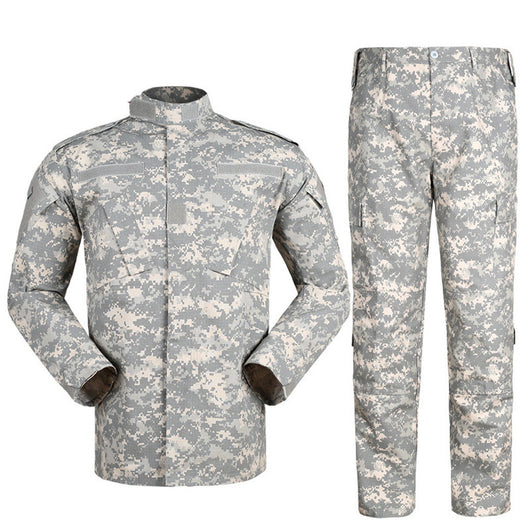 Conjunto de 10 Uniformes Militares Camuflaje Madera para Hombre - Stock Disponible