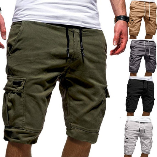 Pantalones Cortos Cargo Deportivos Militares para Hombre