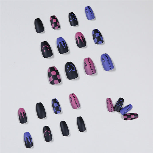 Parches de Uñas Decorativas Pato Mandarín con Efecto Fuego - Acabado Profesional - Image 2