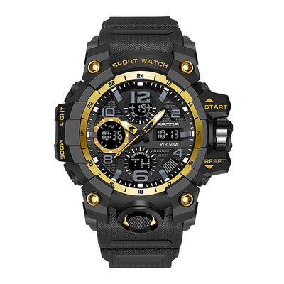 Reloj Deportivo Dual Display Multifunción Impermeable para Hombre - Image 11