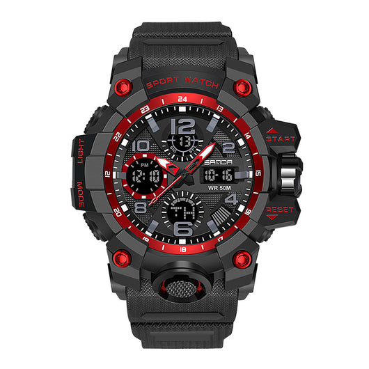 Reloj Deportivo Dual Display Multifunción Impermeable para Hombre - Image 9
