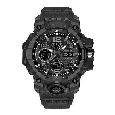 Reloj Deportivo Dual Display Multifunción Impermeable para Hombre - Image 10