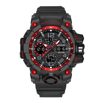 Reloj Deportivo Dual Display Multifunción Impermeable para Hombre - Image 3