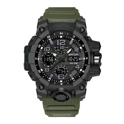 Reloj Deportivo Dual Display Multifunción Impermeable para Hombre - Image 5