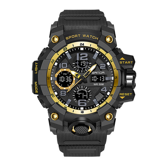 Reloj Deportivo Dual Display Multifunción Impermeable para Hombre - Image 2