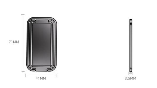 Soporte Metálico Plegable para Teléfono y Tablet con Anillo Adhesivo - Image 5