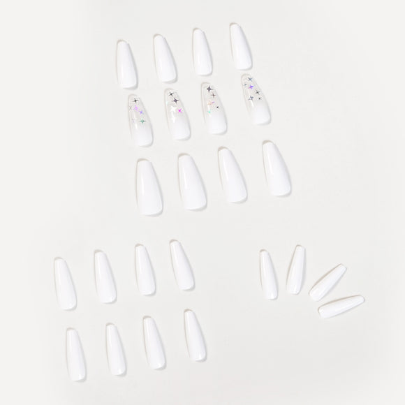 Parches de Uñas Decorativas Impermeables Removibles
