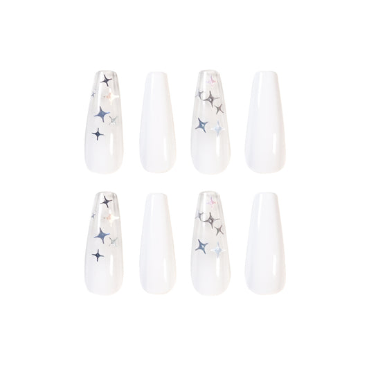 Parches de Uñas Decorativas Impermeables Removibles