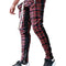 Burgundy plaid - M