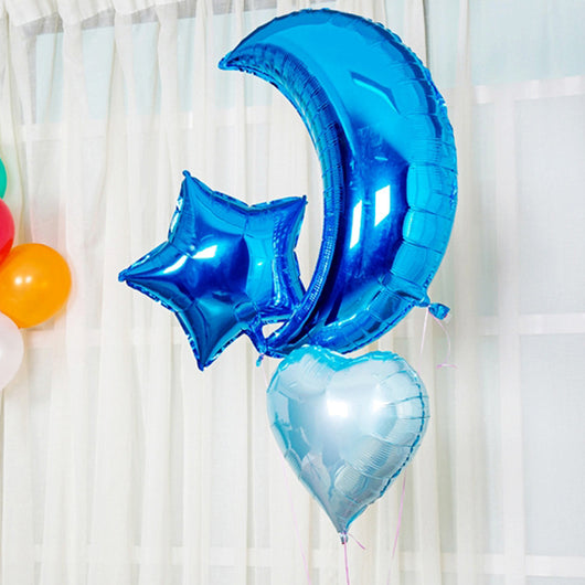 Globo de Papel Aluminio Curvo Luna 36 Pulgadas para Decoración de Cumpleaños de Bebé - Image 2