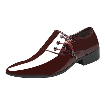 Zapatos de Cuero Italiano para Hombre - Mocasines Brillantes Punta Aguda - Image 16