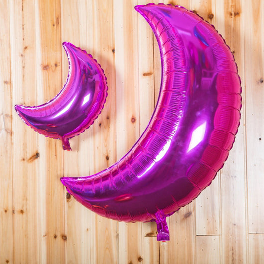 Globo de Papel Aluminio Curvo Luna 36 Pulgadas para Decoración de Cumpleaños de Bebé - Image 5