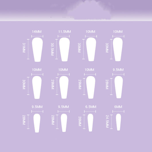 Uñas Postizas Suaves Gris Azulado - Parches Removibles y Reutilizables - Image 7