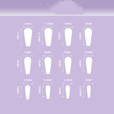 Uñas Postizas Suaves Gris Azulado - Parches Removibles y Reutilizables - Image 4