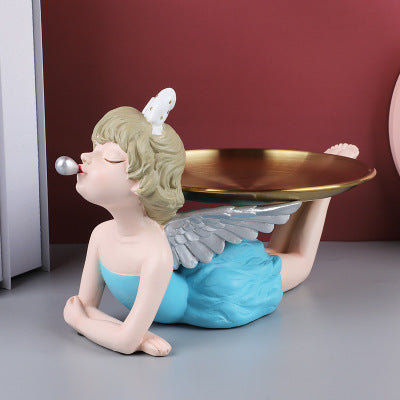 Decoración Ángel de Resina Nórdica Luxury con Burbuja - Regalo Perfecto para Bodas y Hogar - Image 8