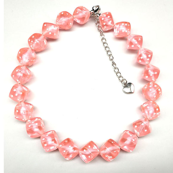 Collar Dados Creativos Estilo Europeo Americano