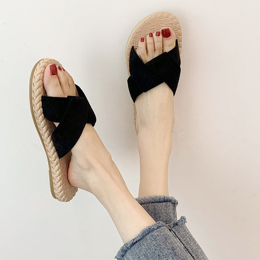 Sandalias y Pantuflas de Moda Coreana Versátiles
