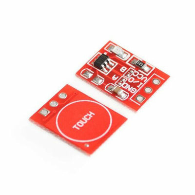 Módulo de Botón Táctil Capacitivo TTP223 con Bloqueo y Control de Pulso - Image 9