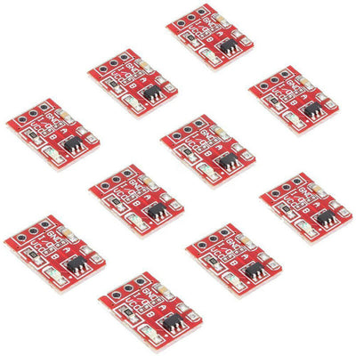 Módulo de Botón Táctil Capacitivo TTP223 con Bloqueo y Control de Pulso - Image 4