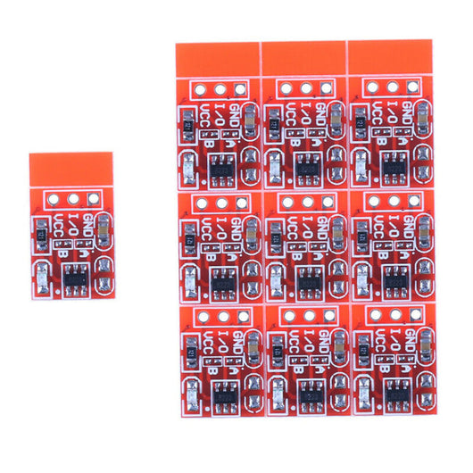 Módulo de Botón Táctil Capacitivo TTP223 con Bloqueo y Control de Pulso - Image 6